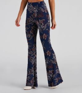 Paisley Babe Flare Pants sold by Windsor