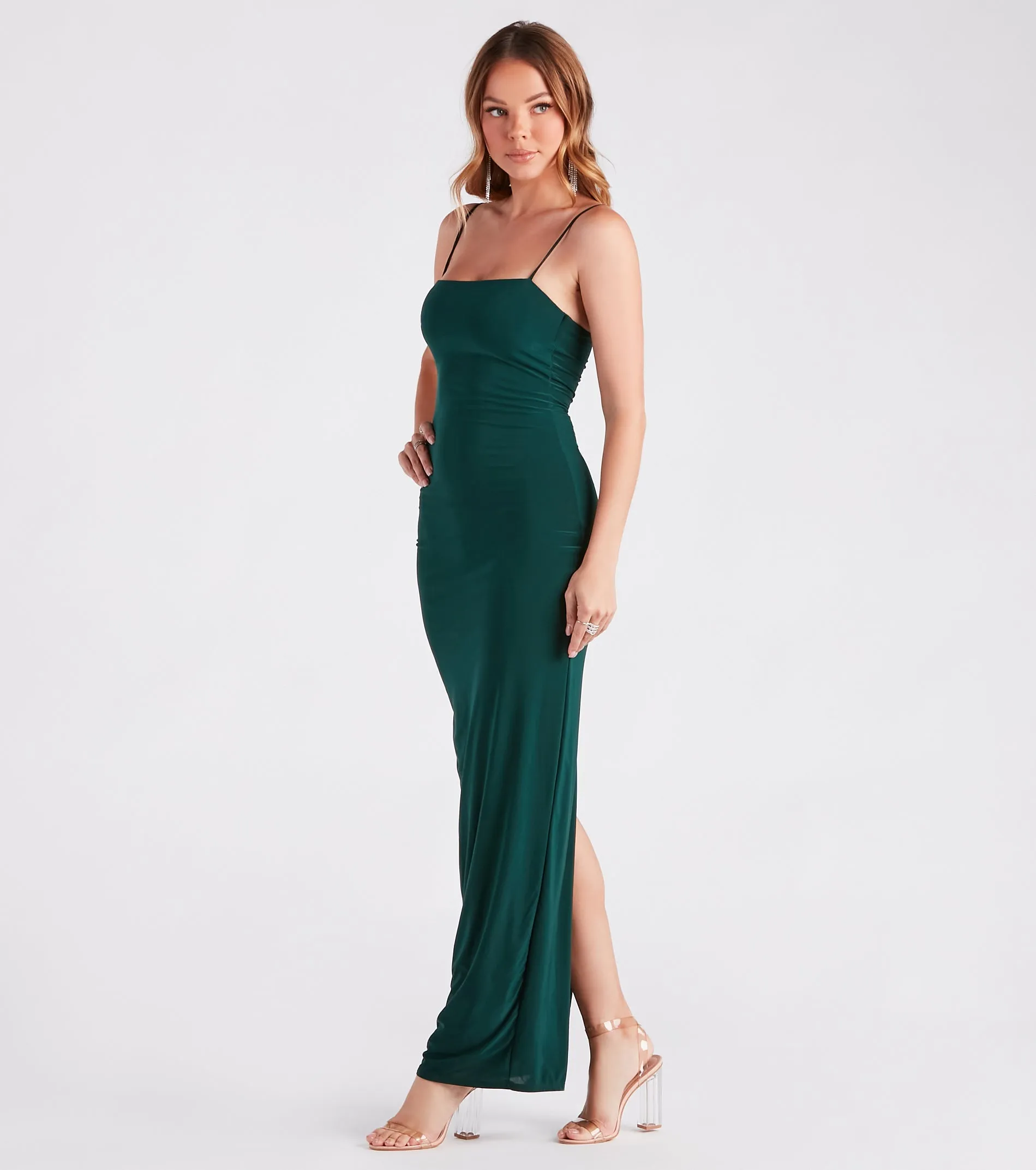 Set The Curve Square Neck Maxi Dress sold by Windsor product image thumbnail 3