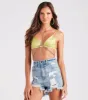 Glitzy Trendsetter Rhinestone Body Chain sold by Windsor