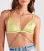 Glitzy Trendsetter Rhinestone Body Chain sold by Windsor