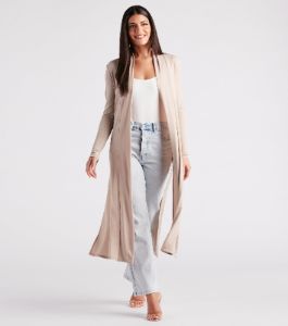 Her Business Slit Duster Trench sold by Windsor