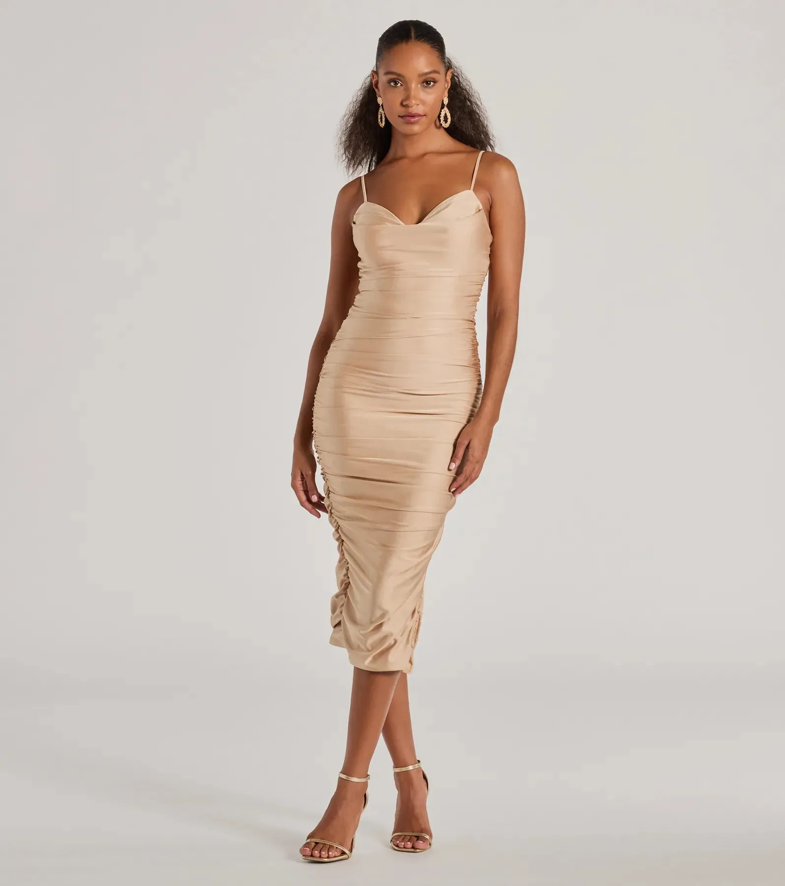Marina Sweetheart Bodycon Formal Midi Dress sold by Windsor product image thumbnail 5