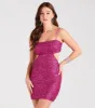 Love To Shine Sequin Cutout Mini Dress sold by Windsor