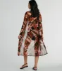 Sway With The Palm Print Mesh Duster sold by Windsor