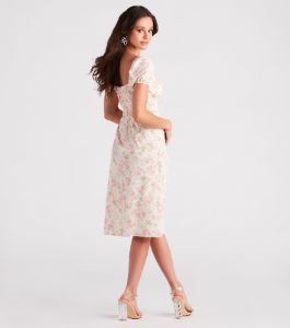 Charming Allure Floral Midi Dress sold by Windsor