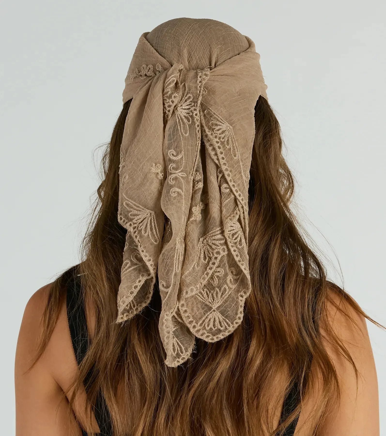 Forever Adorable Embroidered Sheer Head Scarf sold by Windsor product image thumbnail 5
