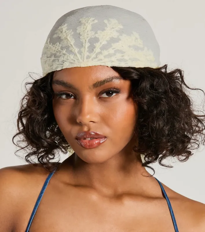 Forever Adorable Embroidered Sheer Head Scarf sold by Windsor