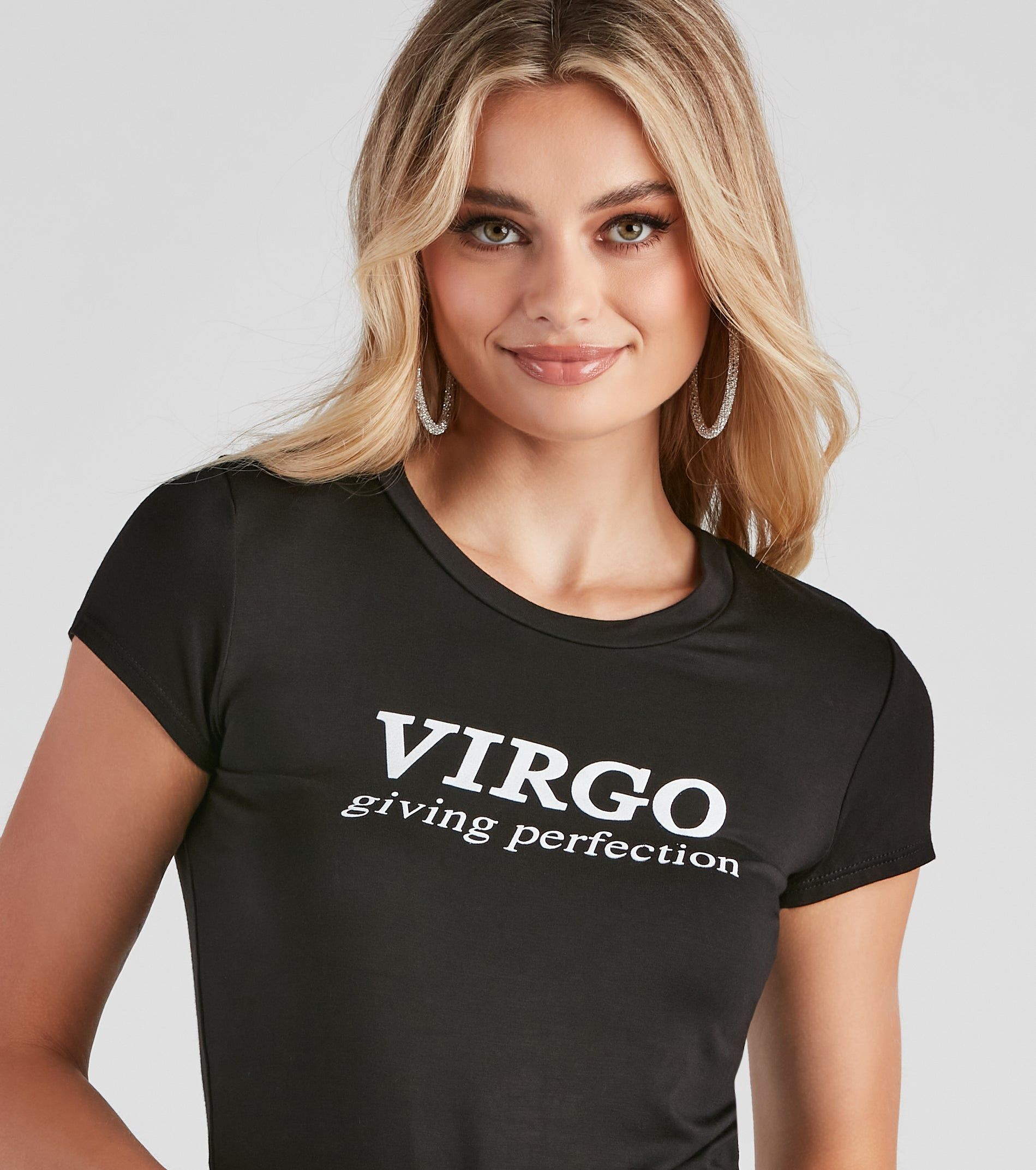 Virgo Knit Graphic Tee sold by Windsor product image thumbnail 2