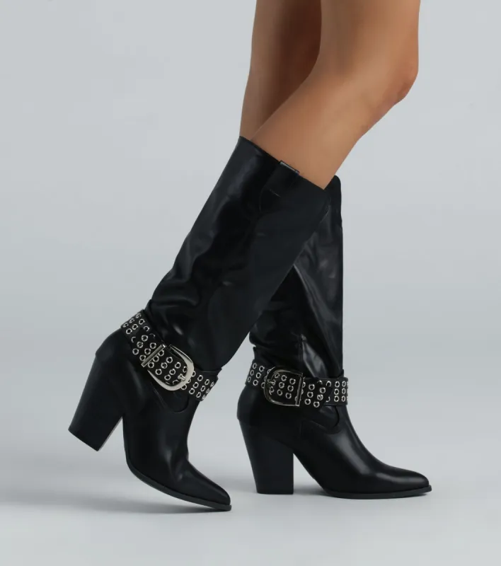 New Sheriff In Town Western Buckle Boots sold by Windsor