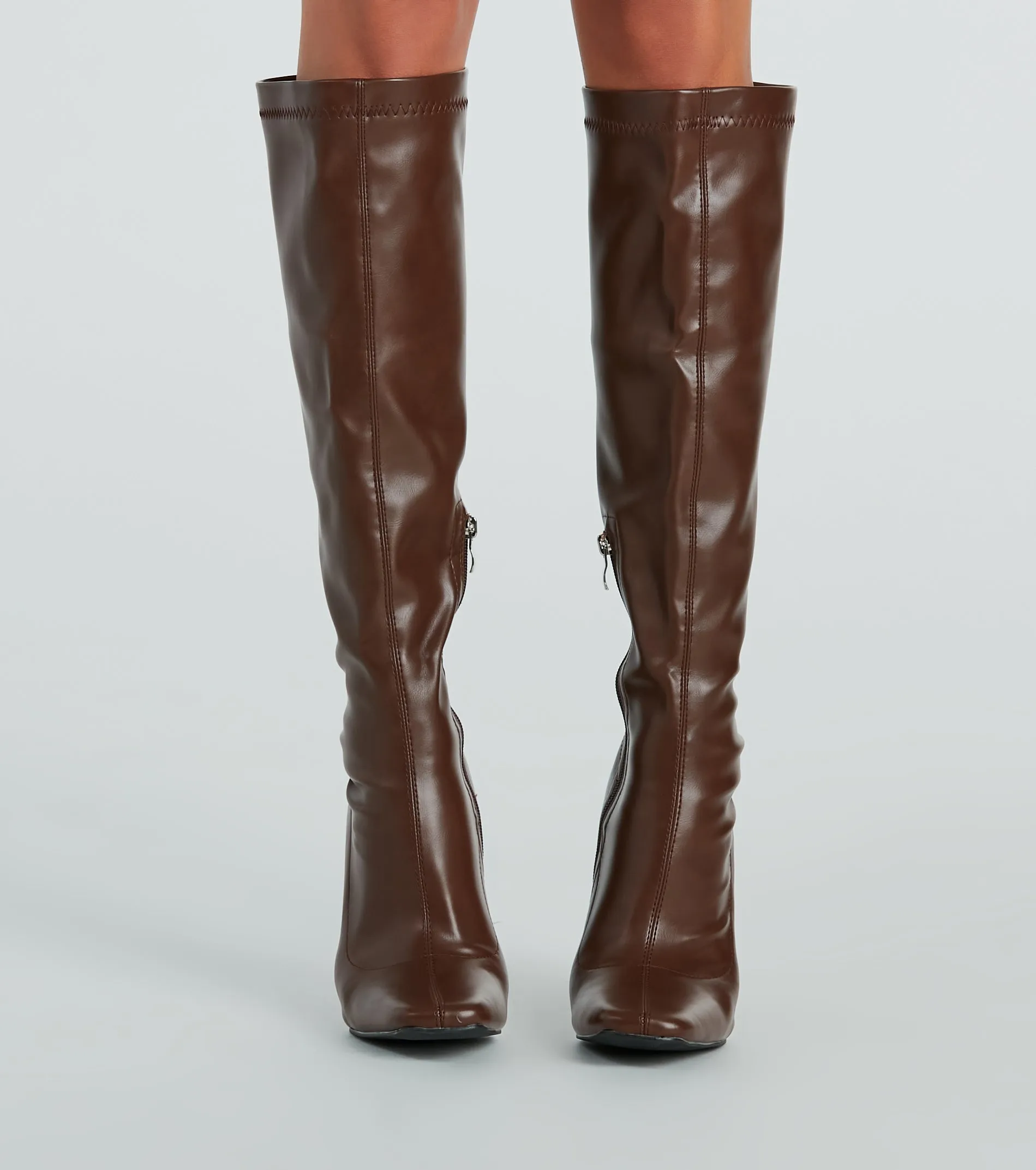 Perfect Day Faux Leather Under-The-Knee Boots sold by Windsor product image thumbnail 5