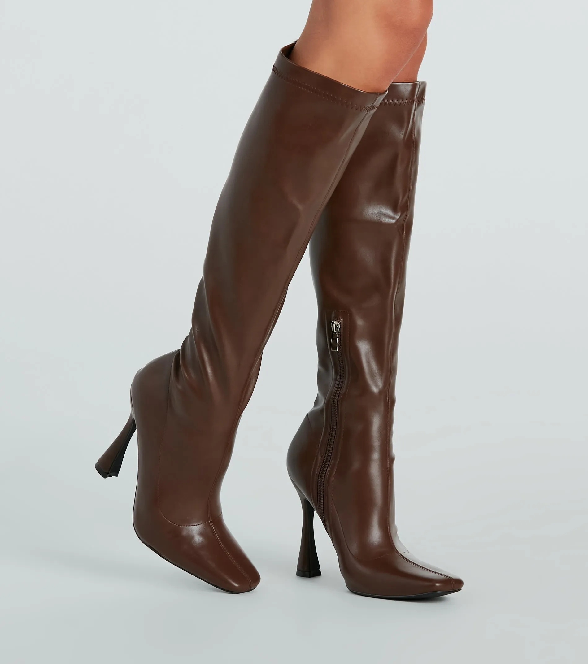 Perfect Day Faux Leather Under-The-Knee Boots sold by Windsor product image thumbnail 4