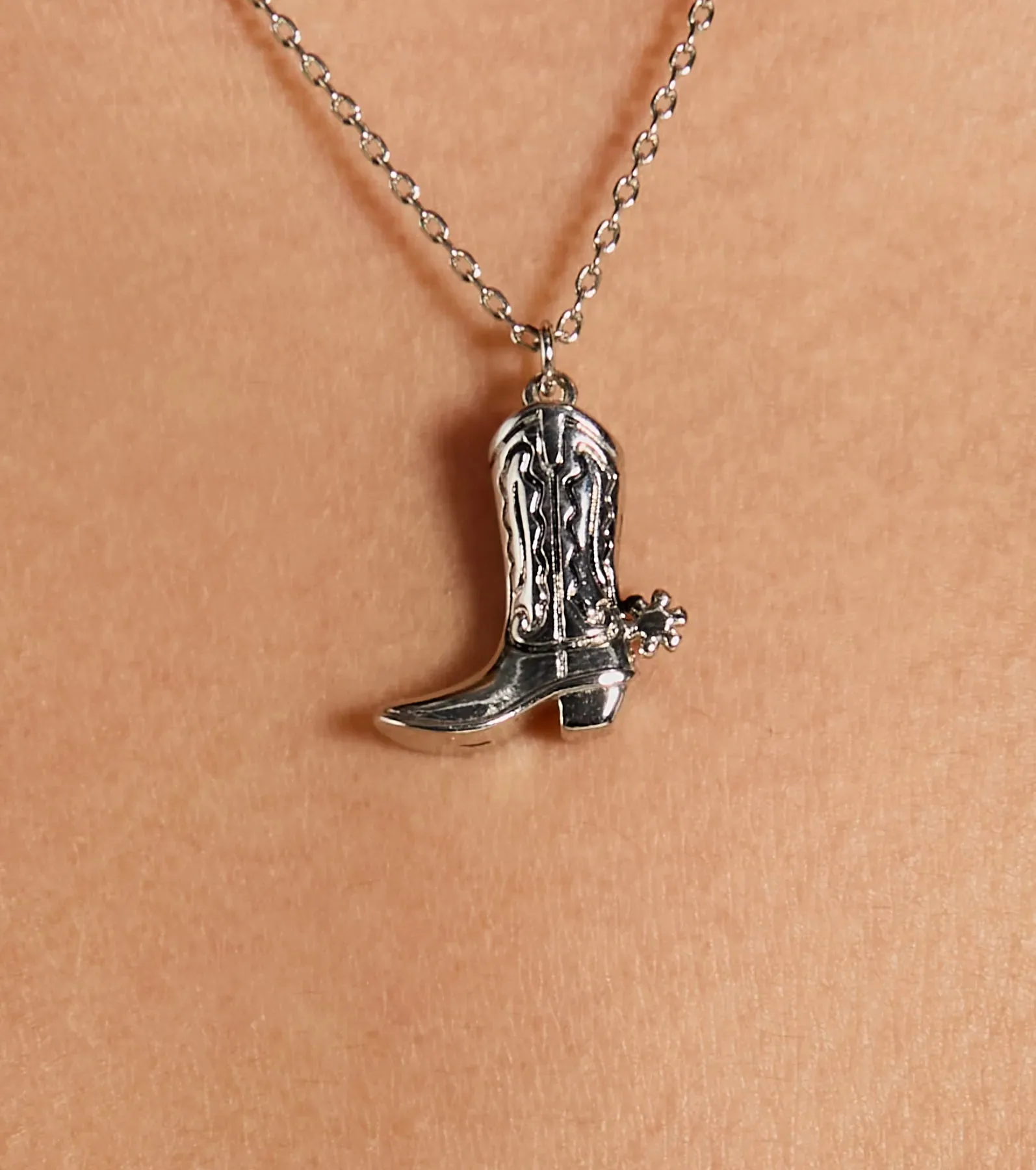 Rootin Tootin Cowboy Boot Charm Necklace sold by Windsor product image thumbnail 2