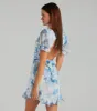 Sweet Choice Floral Chiffon A-Line Mini Dress sold by Windsor
