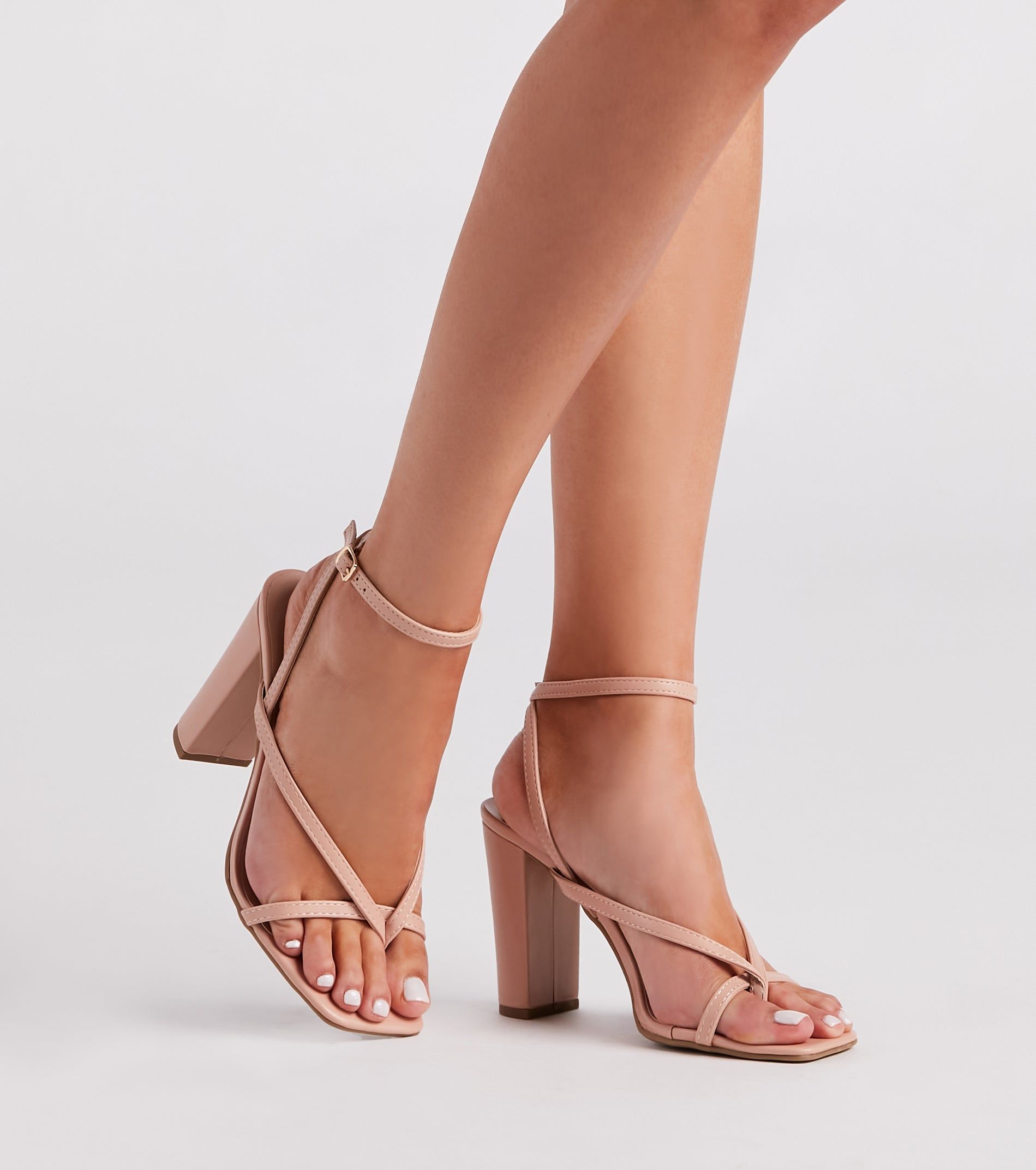 Keep It Eye-Catching Strappy Heels sold by Windsor