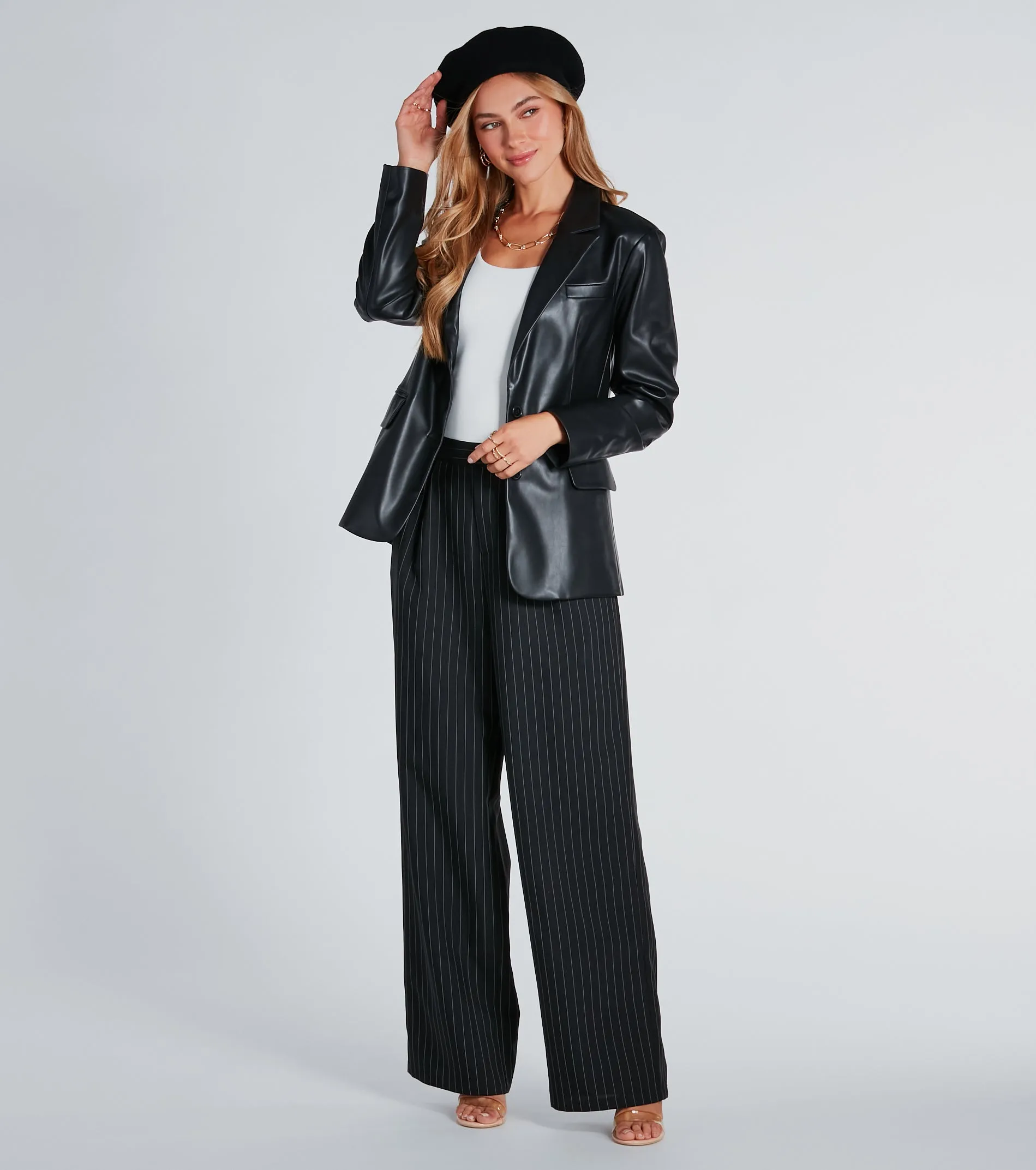 Chic Touch Faux Wool Beret sold by Windsor product image thumbnail 3