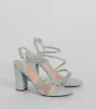 Miss Marvelous Rhinestone Block Heels sold by Windsor