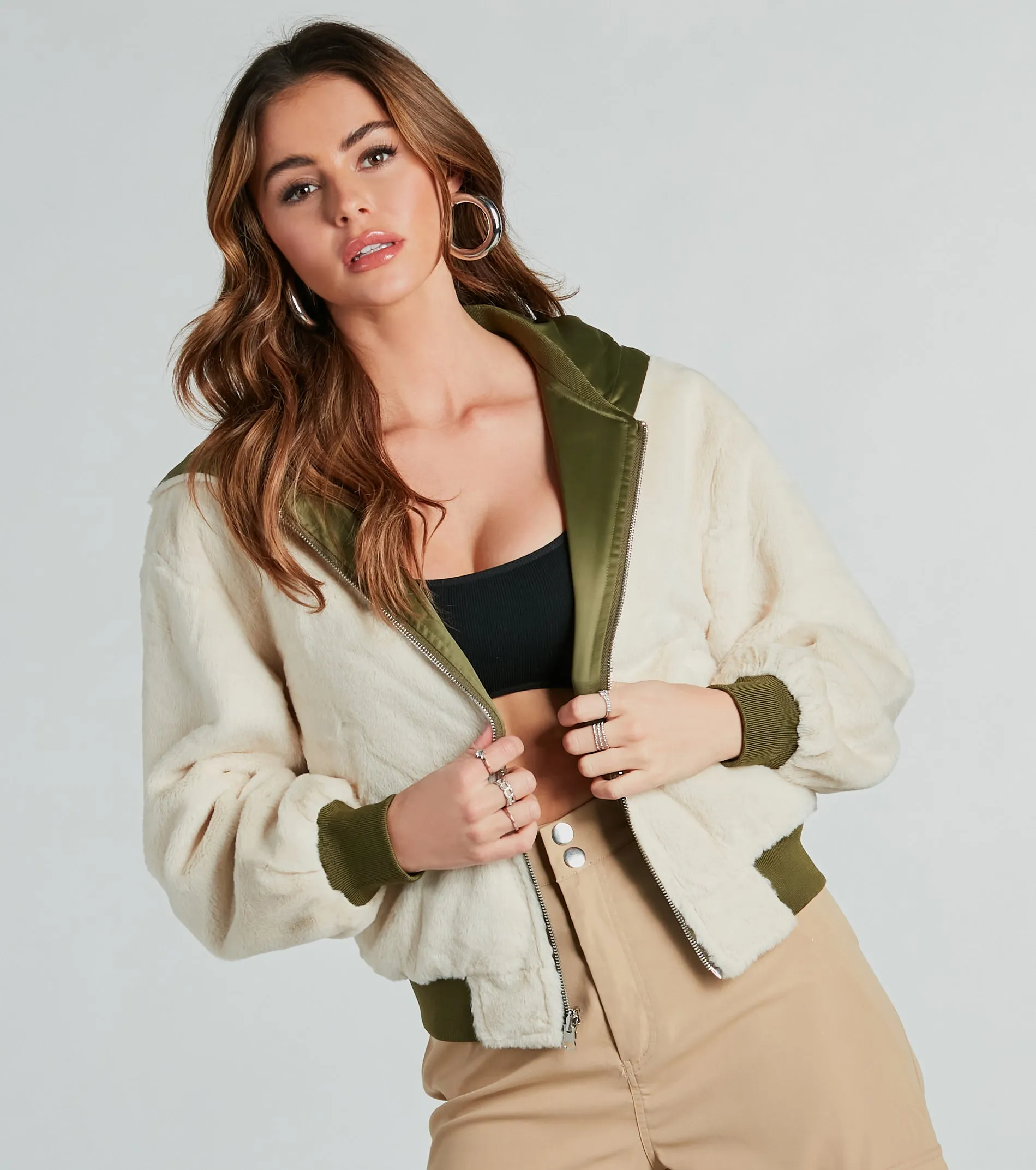 Like No Other Reversible Satin Bomber Jacket sold by Windsor product image thumbnail 3