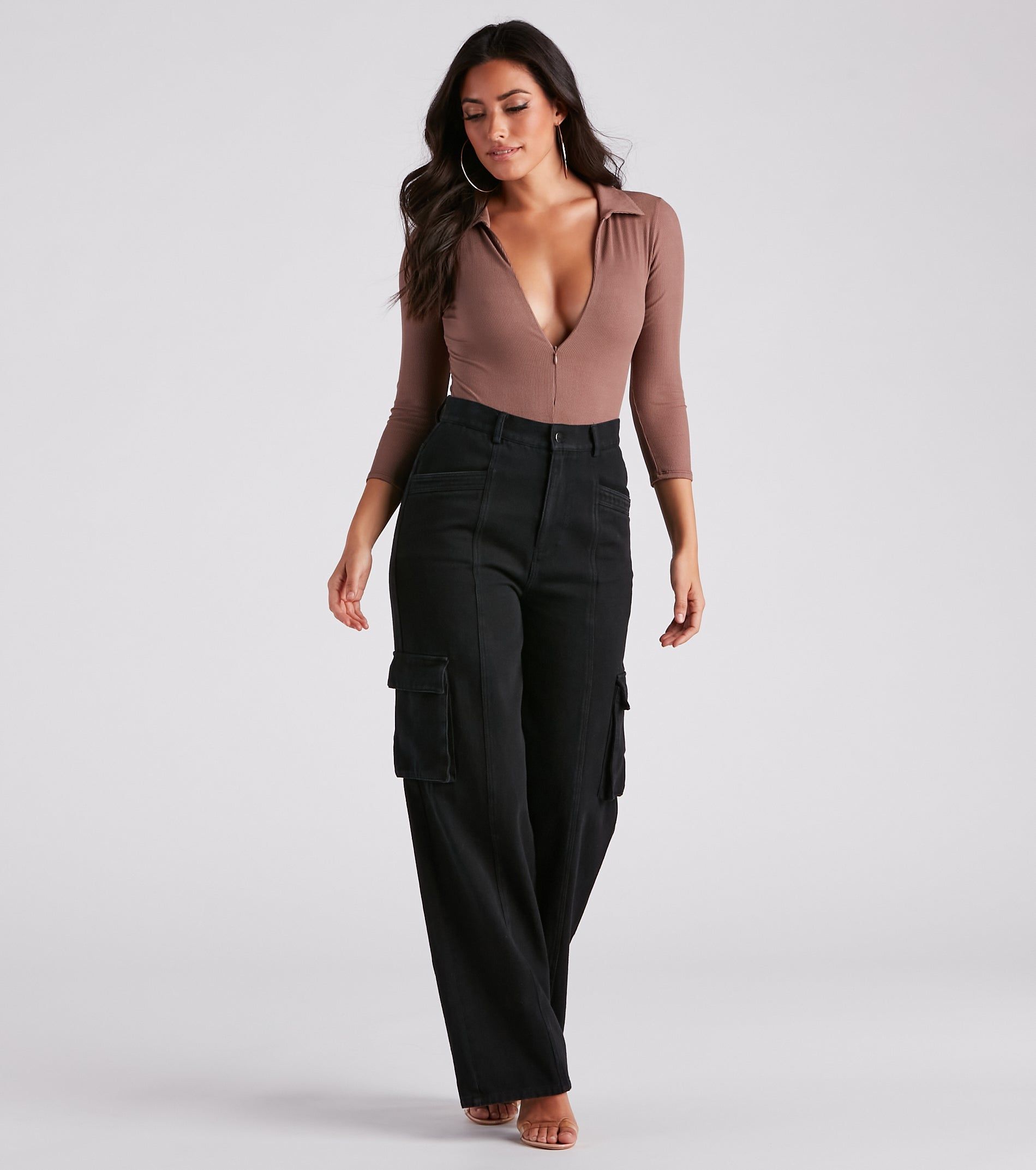 Casual Trendsetter Henley Bodysuit sold by Windsor product image thumbnail 3