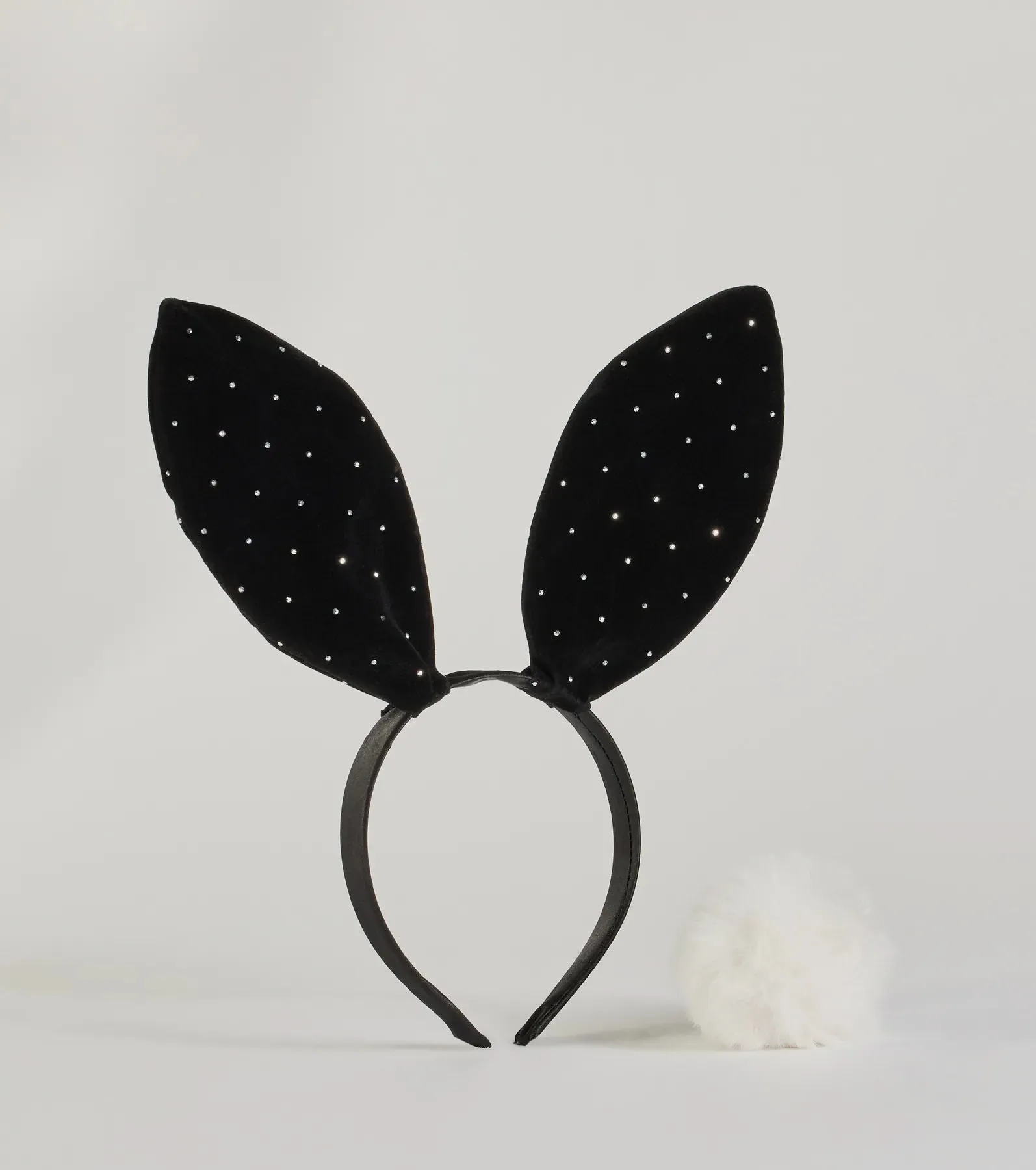Vixen Bunny Velvet Rhinestone Ears And Tail Set sold by Windsor