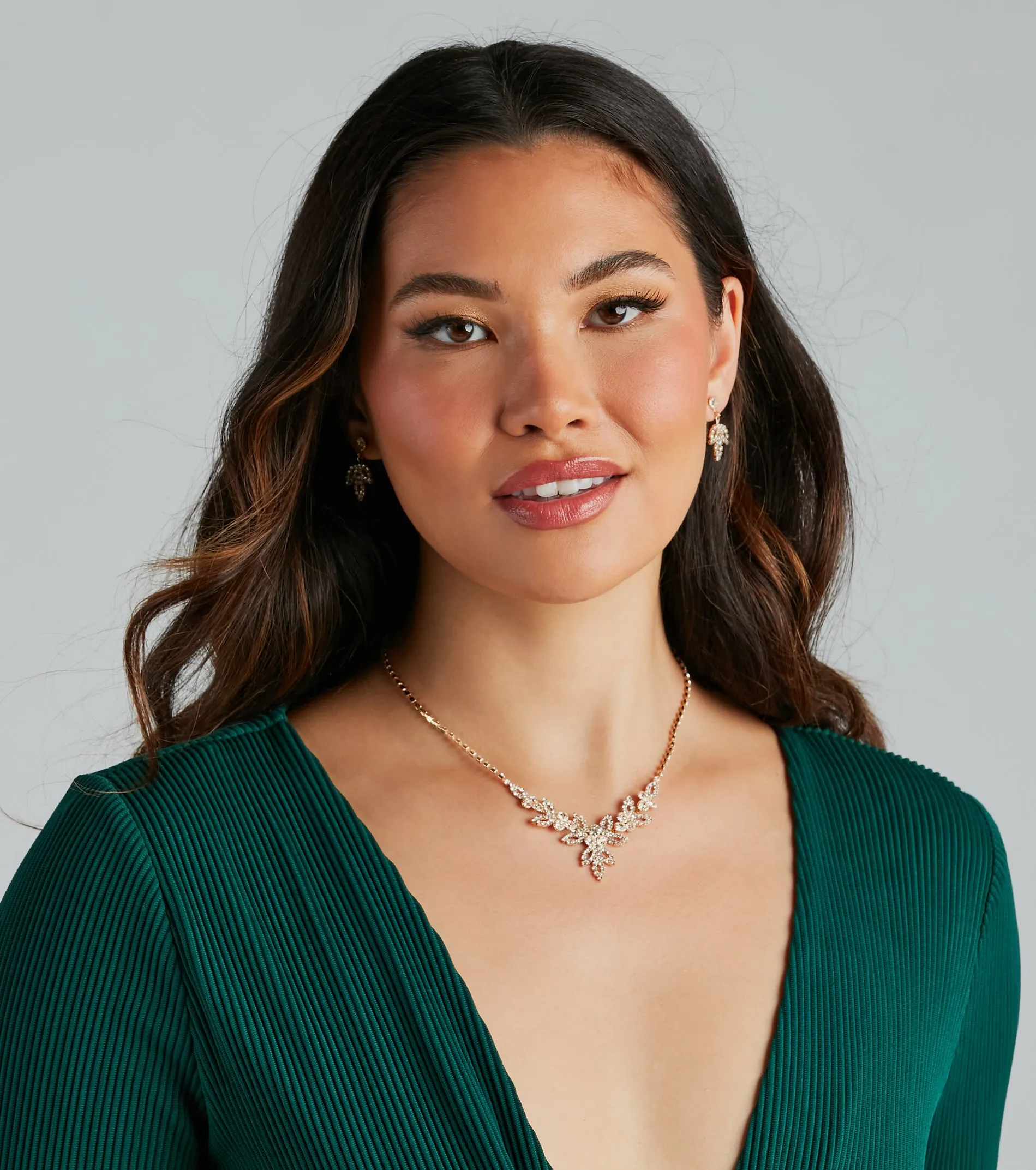 Simplicity Is Luxe Necklace And Earrings Set sold by Windsor