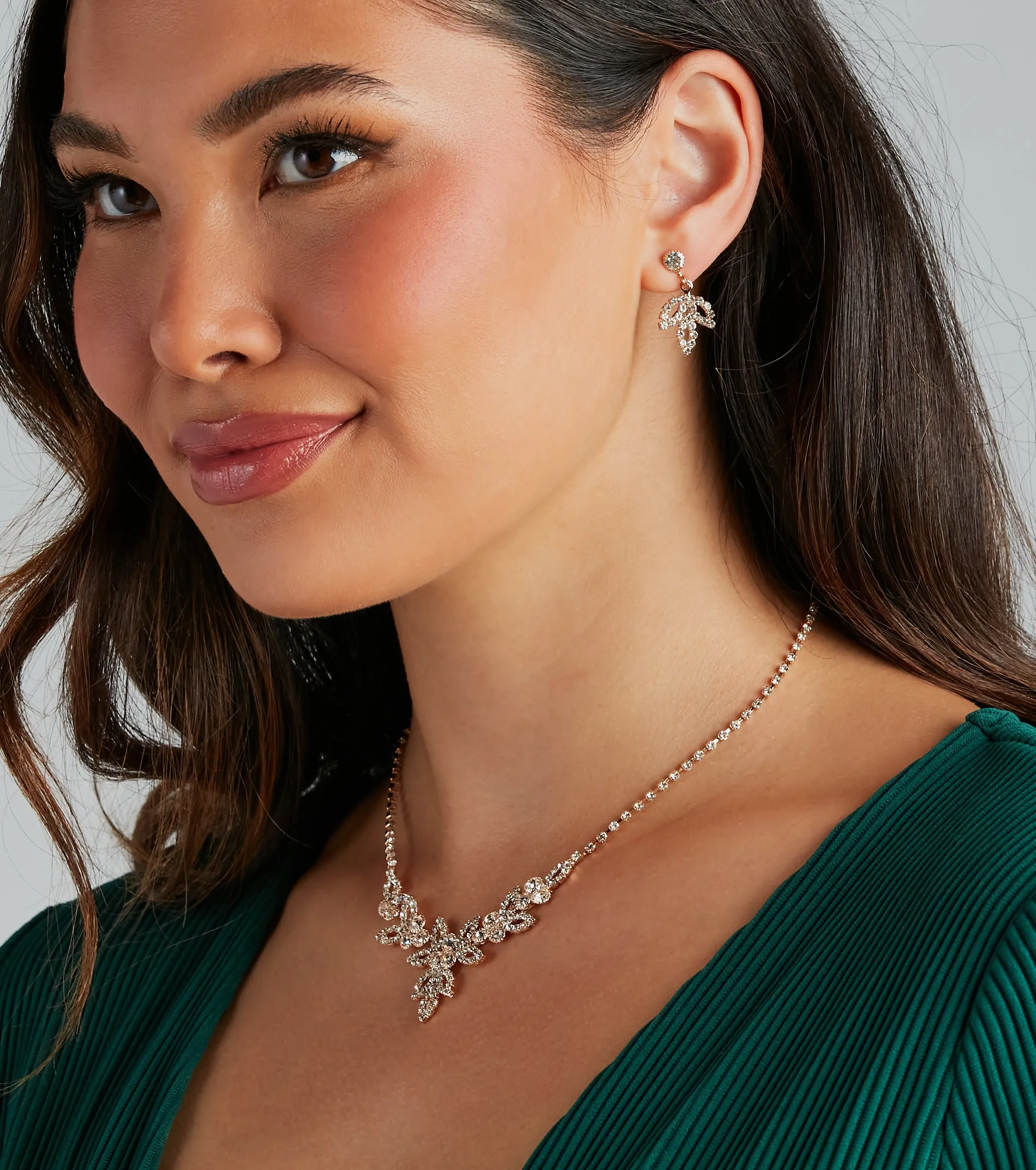 Simplicity Is Luxe Necklace And Earrings Set sold by Windsor product image thumbnail 2