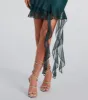 She's Glitzy Glitter Ruffled Mini Dress sold by Windsor