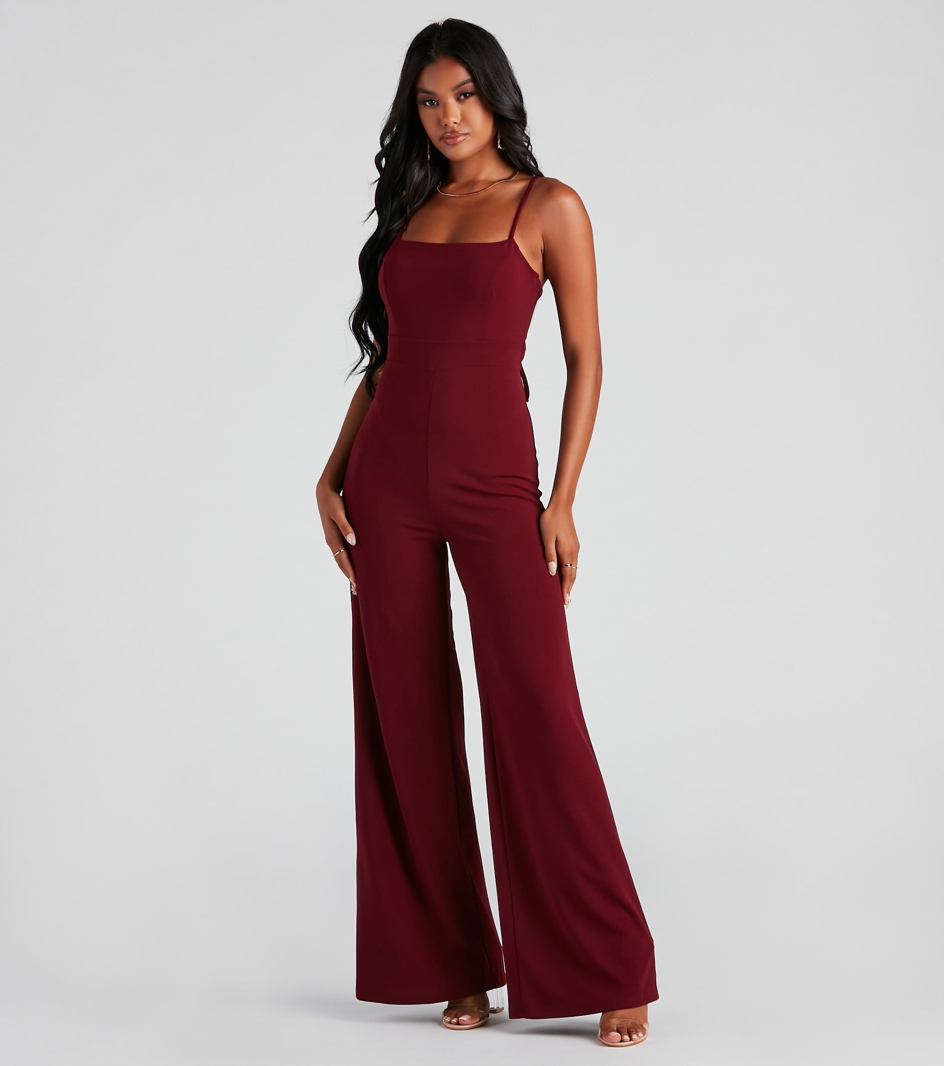 CLEARANCE - Sleek And Stylish Crepe Jumpsuit sold by Windsor