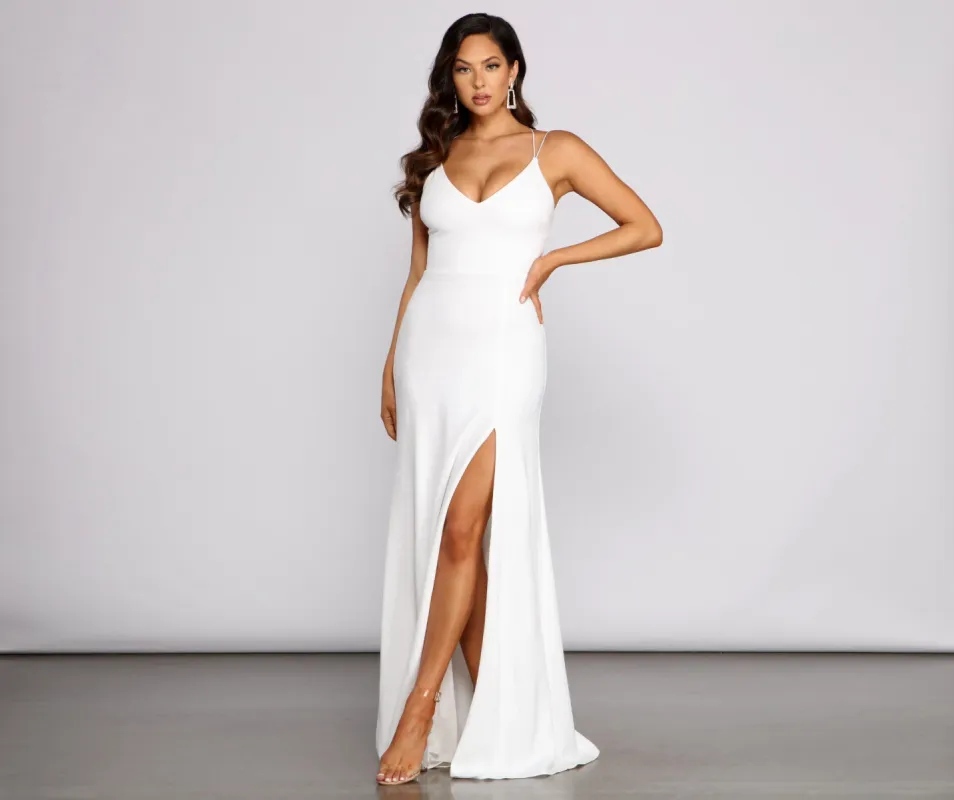 PLACEHOLDER - Chloe Lace-Up Back Formal Dress sold by Windsor