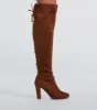 Strut Your Stuff Lace-Up Over-The-Knee Boots sold by Windsor