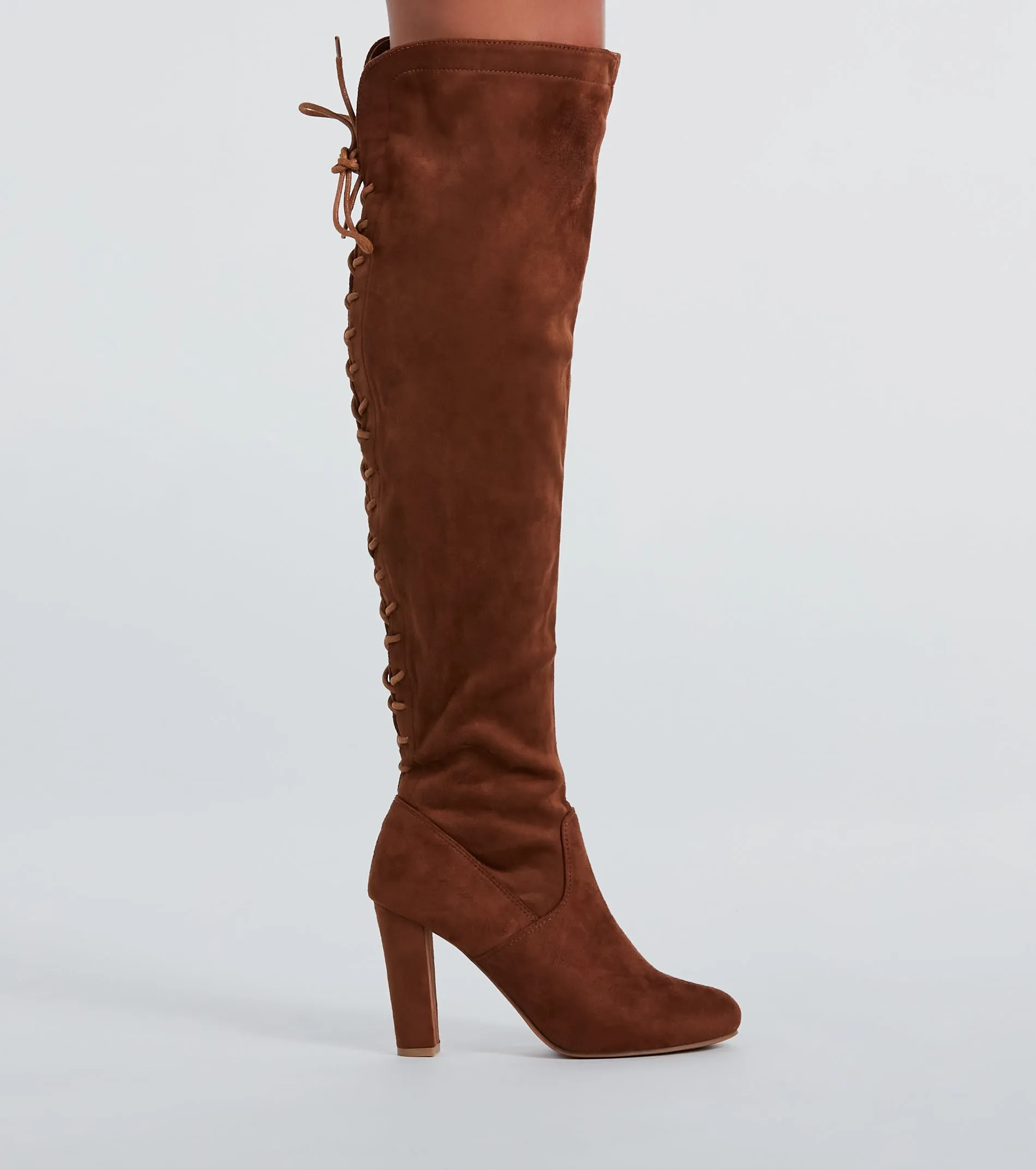 Strut Your Stuff Lace-Up Over-The-Knee Boots sold by Windsor product image thumbnail 3