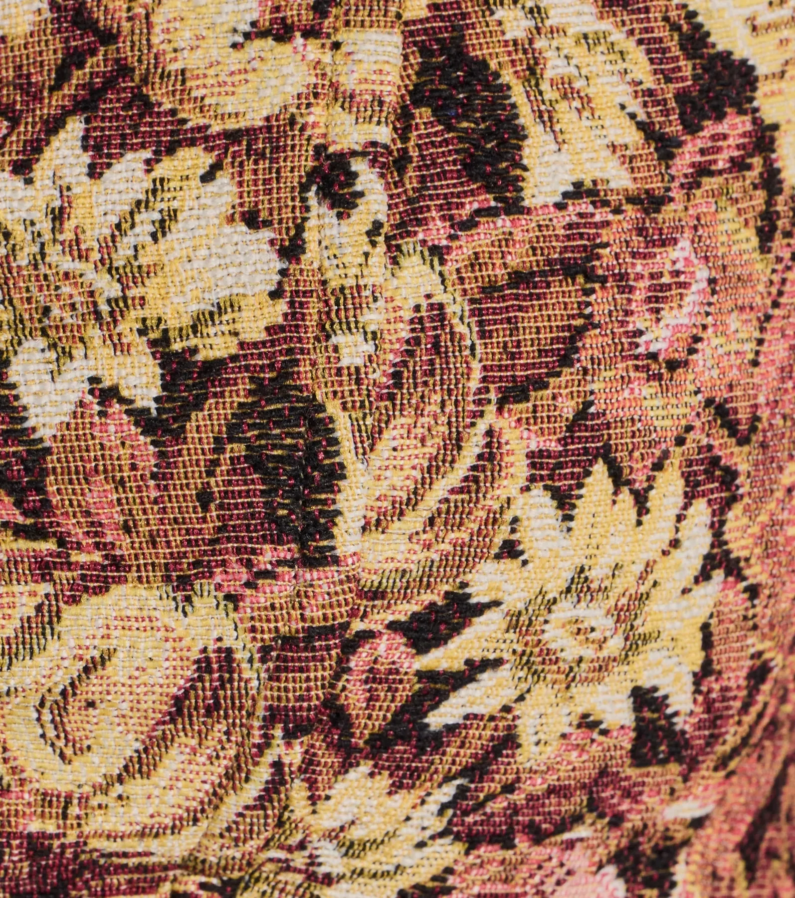 Adoring Taste Strapless Lace-Up Tapestry Crop Top sold by Windsor product image thumbnail 4