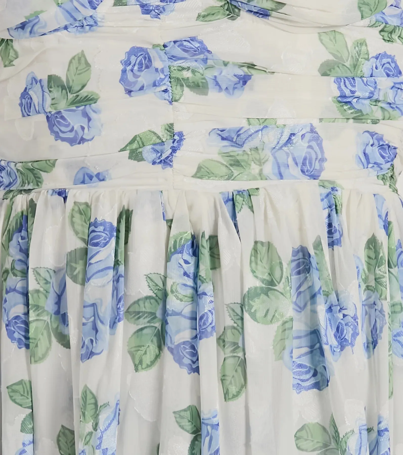 Clara Sweetheart Floral Chiffon Midi Formal Dress sold by Windsor product image thumbnail 3