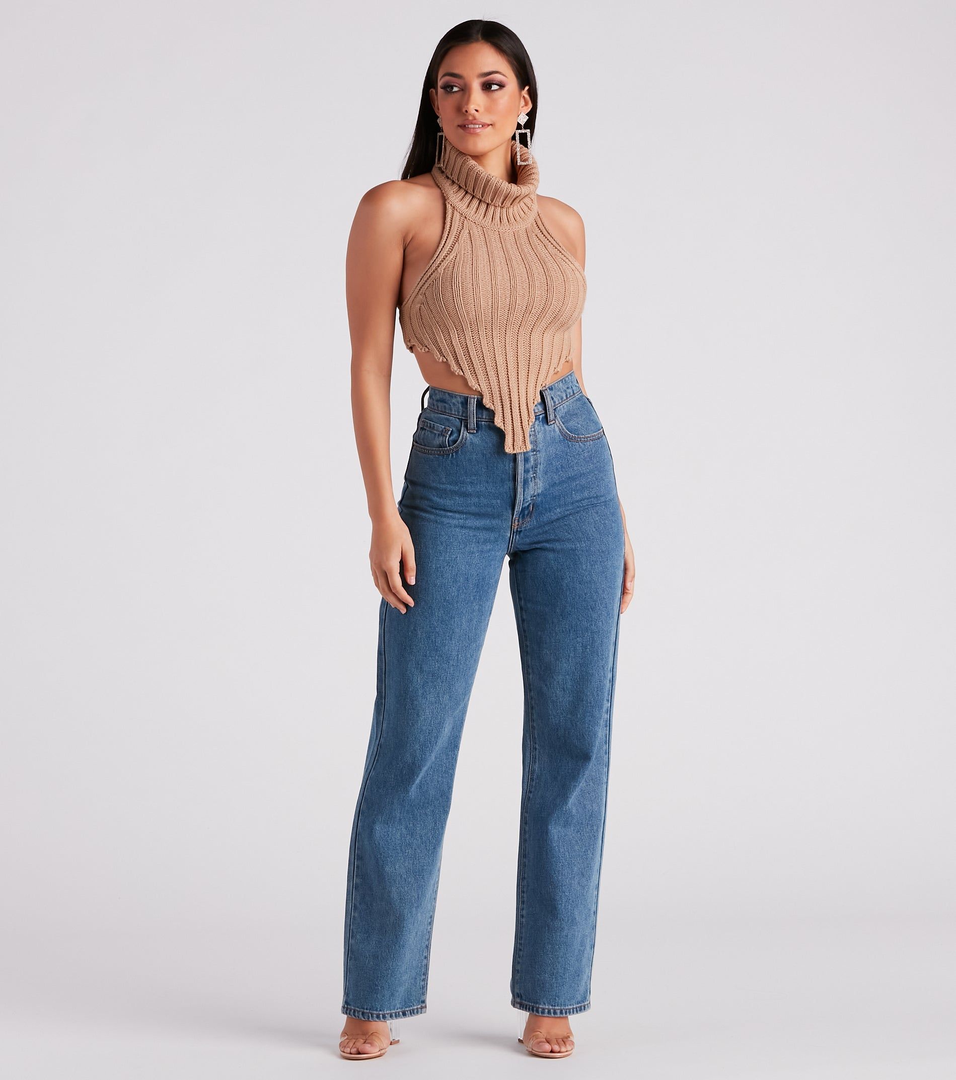 Feisty Lady Turtleneck Sweater Top sold by Windsor product image thumbnail 3