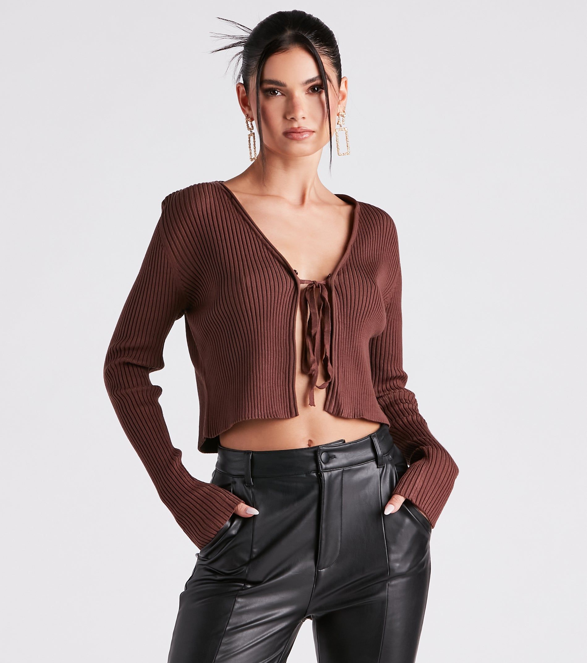 Fur Real Slay Knit Crop Cardigan sold by Windsor product image thumbnail 4
