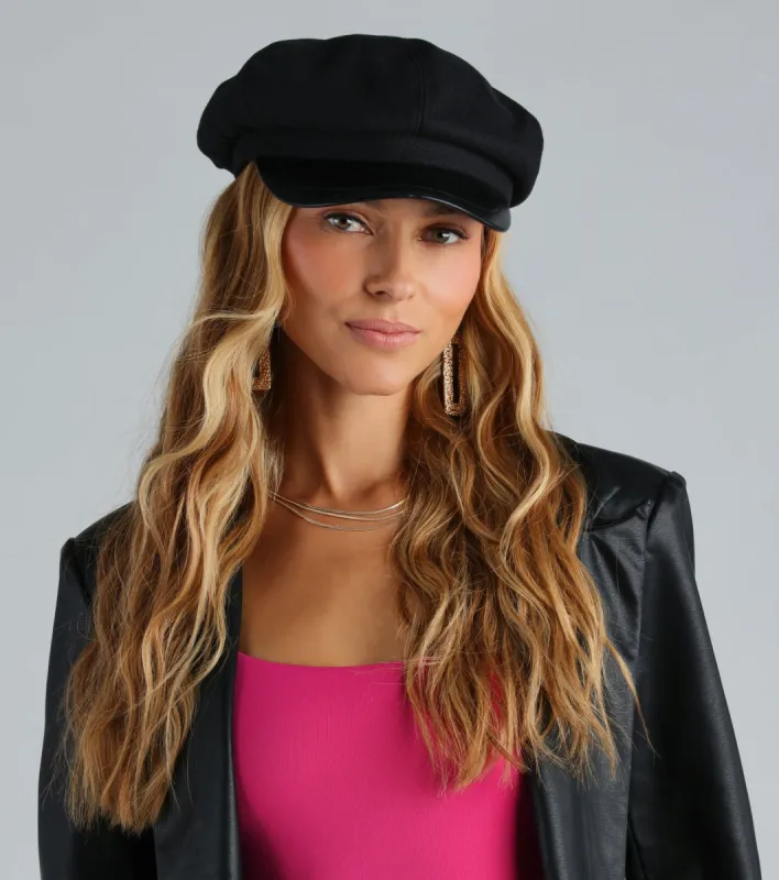Chic Fall Vibes Cabby Hat sold by Windsor
