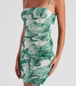 Island Retreat Mesh Mini Dress sold by Windsor