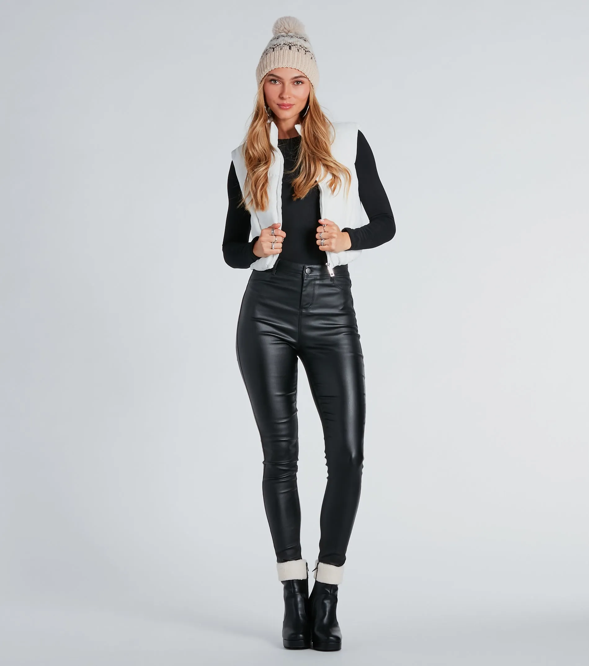 What A Cutie Knit Pom Beanie sold by Windsor product image thumbnail 2