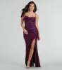Vivian Cowl Neck Mermaid Mesh Formal Dress sold by Windsor