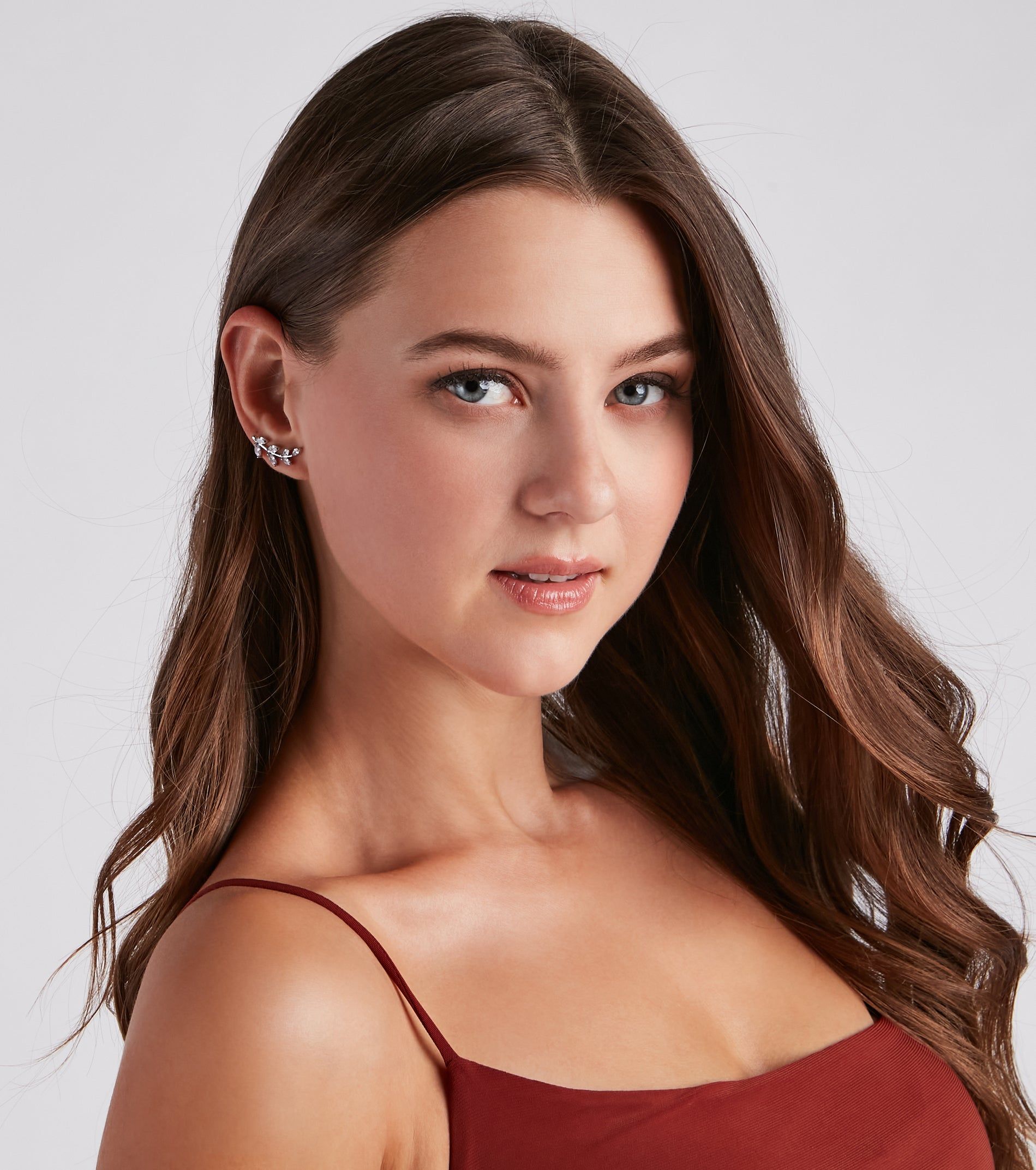 Sparkly Perfection Cubic Zirconia Ear Crawlers sold by Windsor product image thumbnail 2