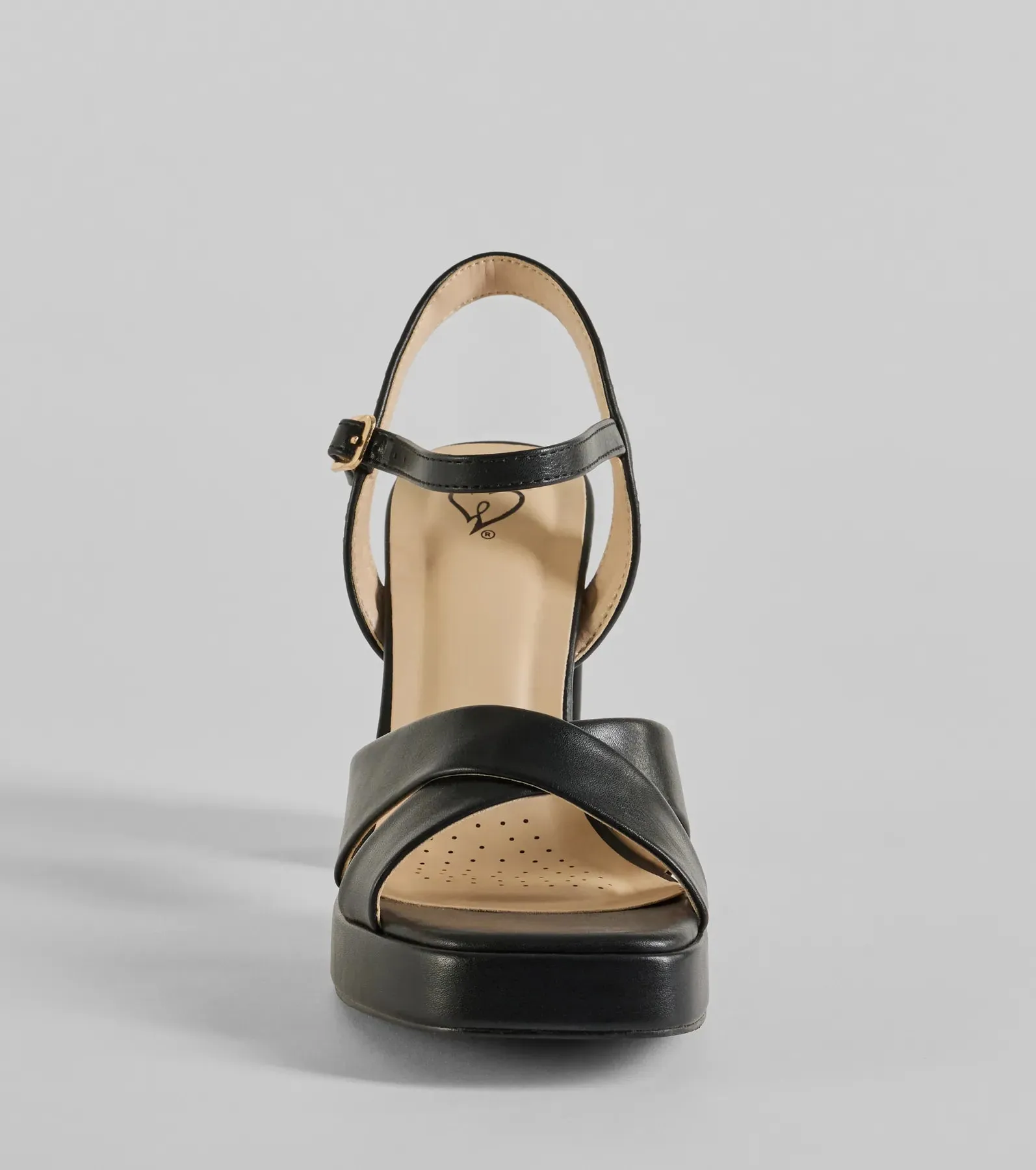 Timeless Treasure Criss-Cross Platform Block Heels sold by Windsor product image thumbnail 3