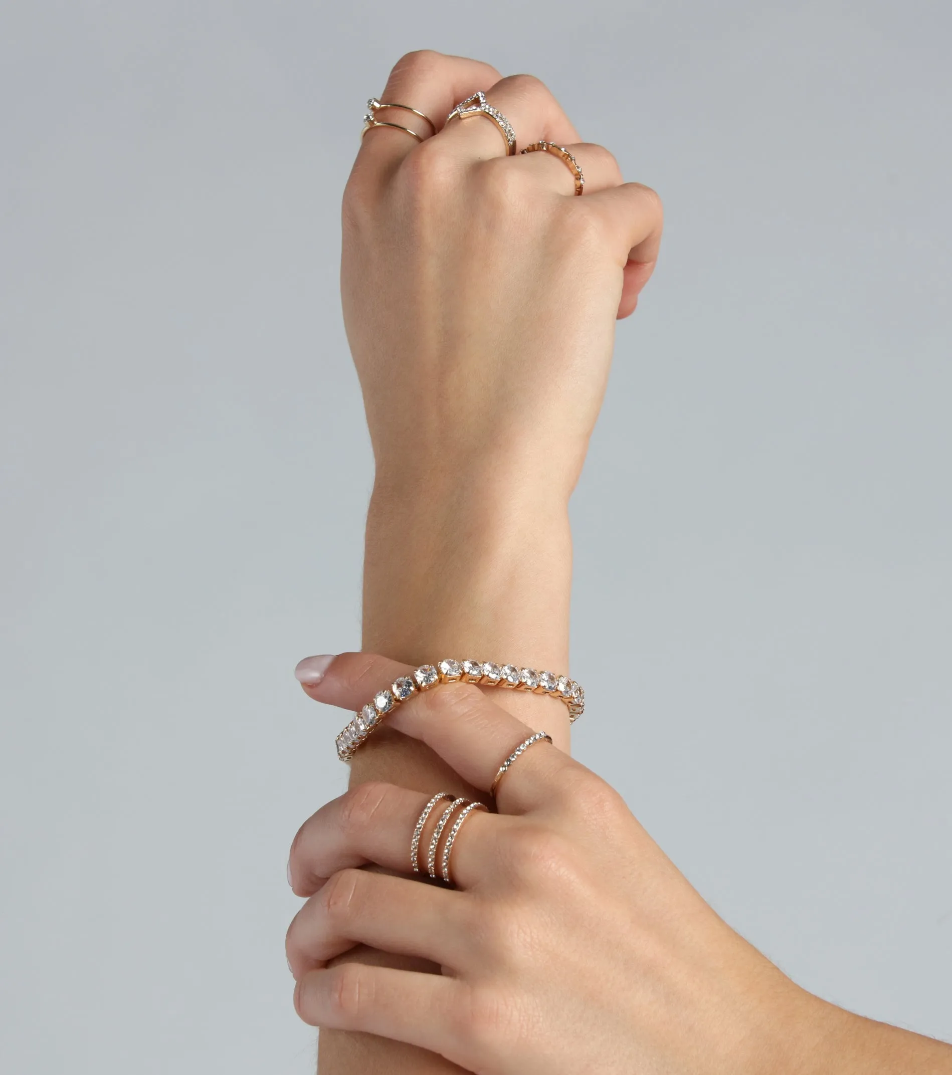 Dreamy And Dainty Cubic Zirconia Tennis Bracelet sold by Windsor