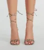 Feel Fierce Lace-Up Thin Block Heels sold by Windsor