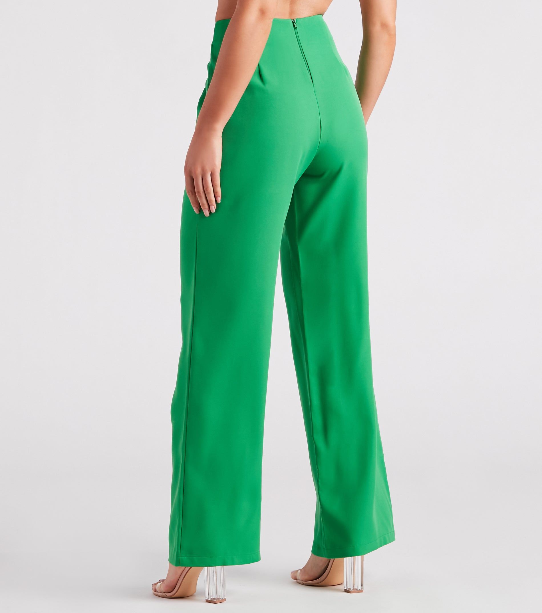 She Means Business Wide-Leg Pants sold by Windsor product image thumbnail 3