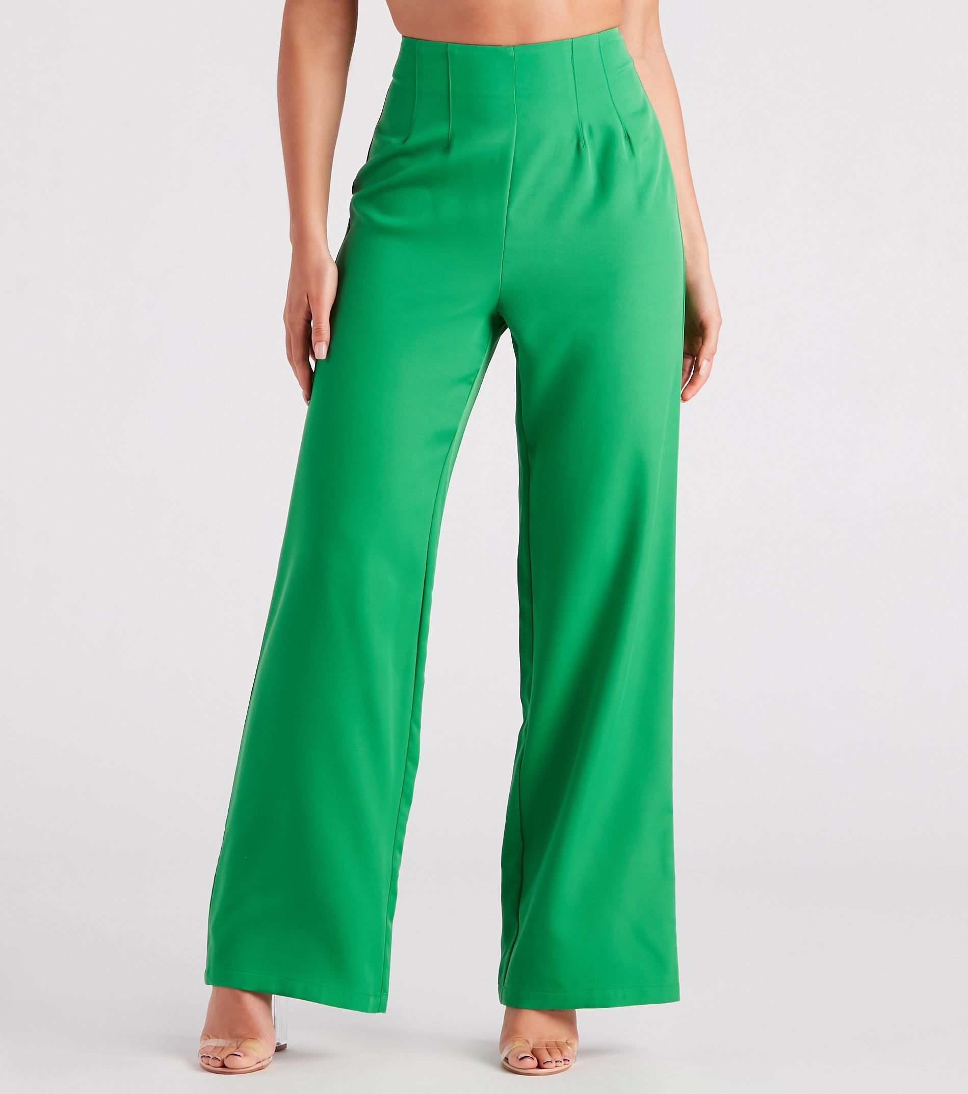 She Means Business Wide-Leg Pants sold by Windsor product image thumbnail 2