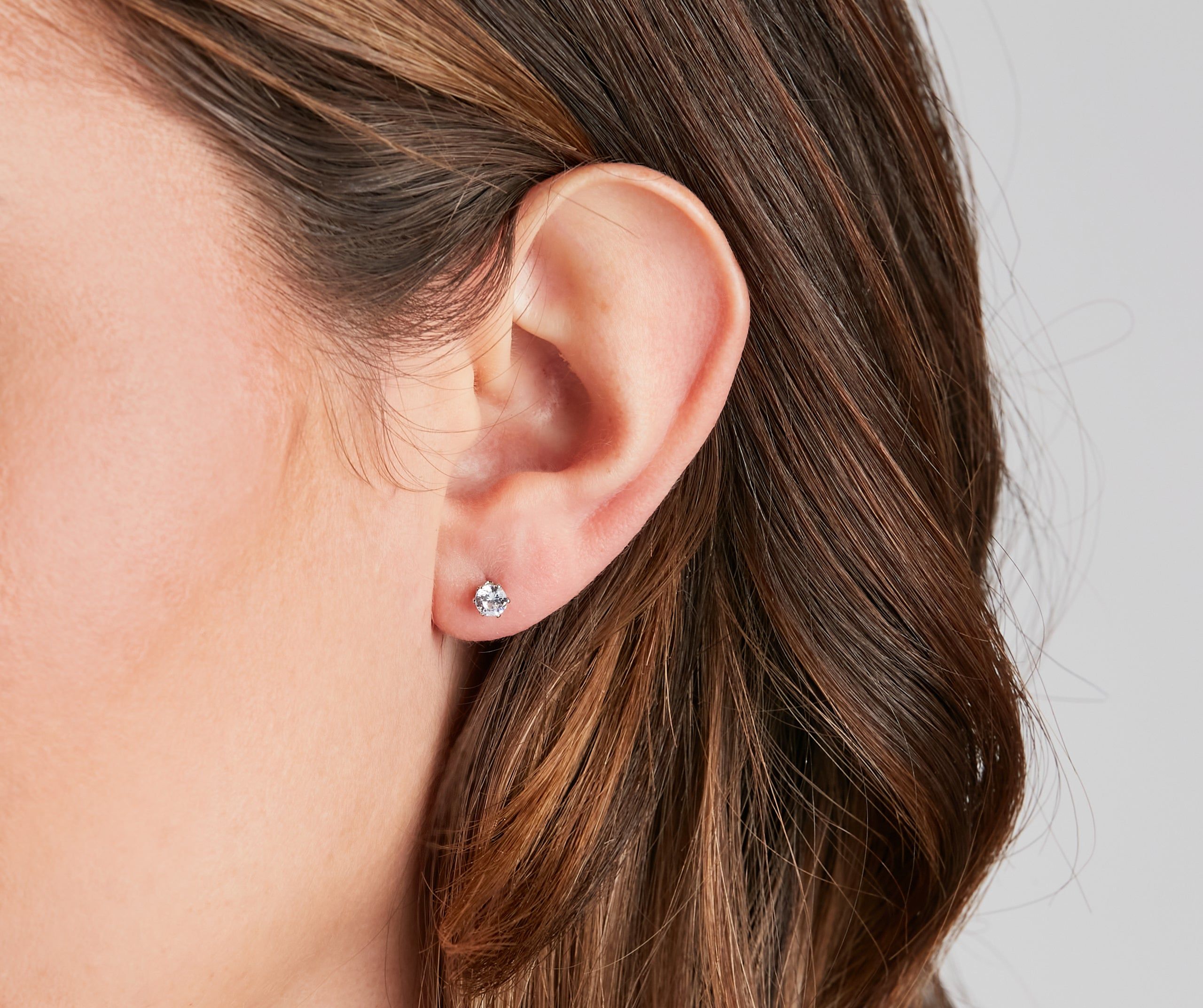 Simply Shining CZ Stud Set sold by Windsor product image thumbnail 4