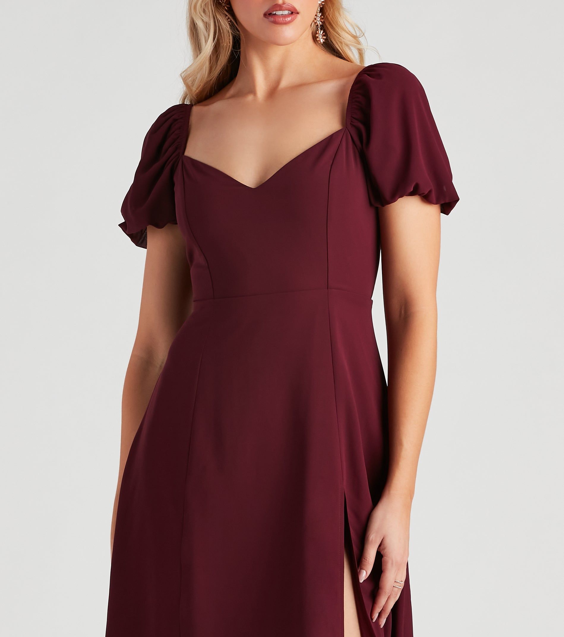 Sweet Harmony Chiffon Midi Dress sold by Windsor product image thumbnail 4