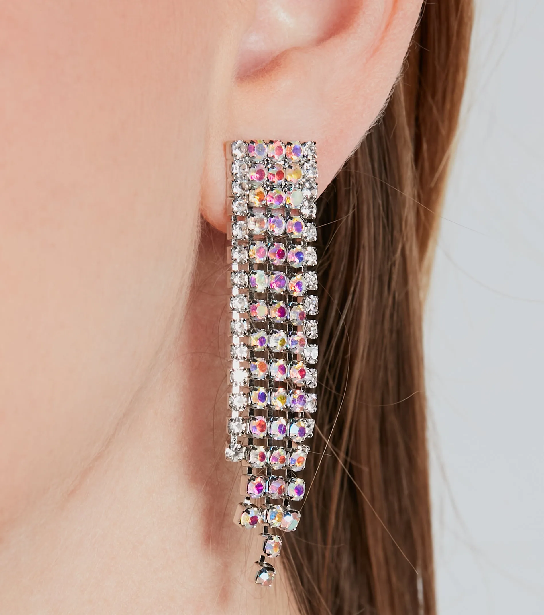 Dreaming Of Glam Rhinestone Necklace And Earrings Set sold by Windsor product image thumbnail 2