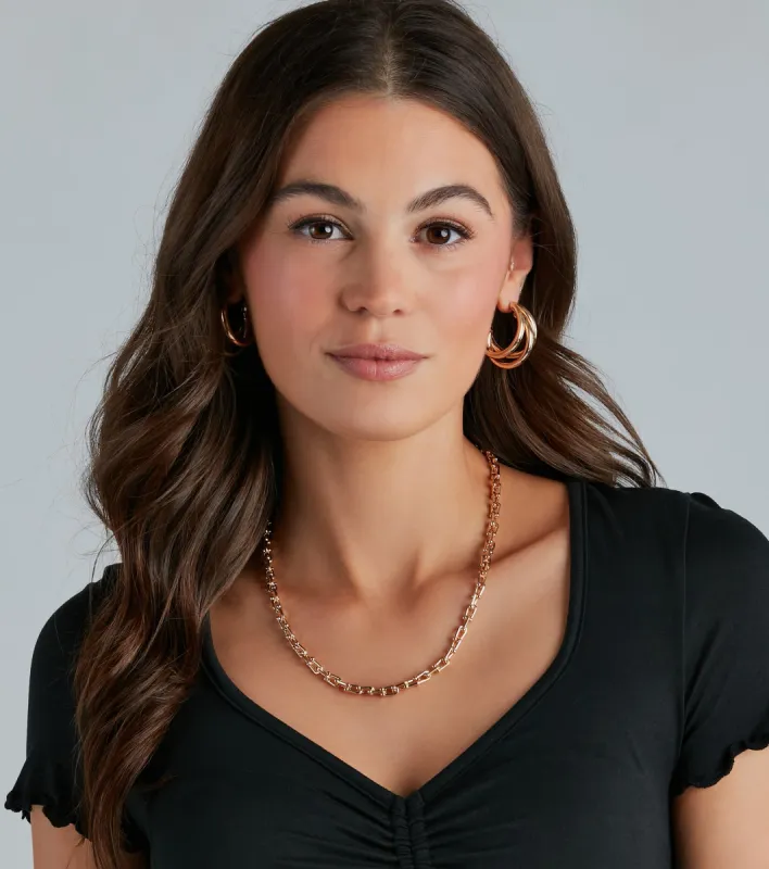 Together Forever Chain Link Necklace sold by Windsor