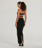 Never A Dull Moment Strapless Cutout Maxi Dress sold by Windsor