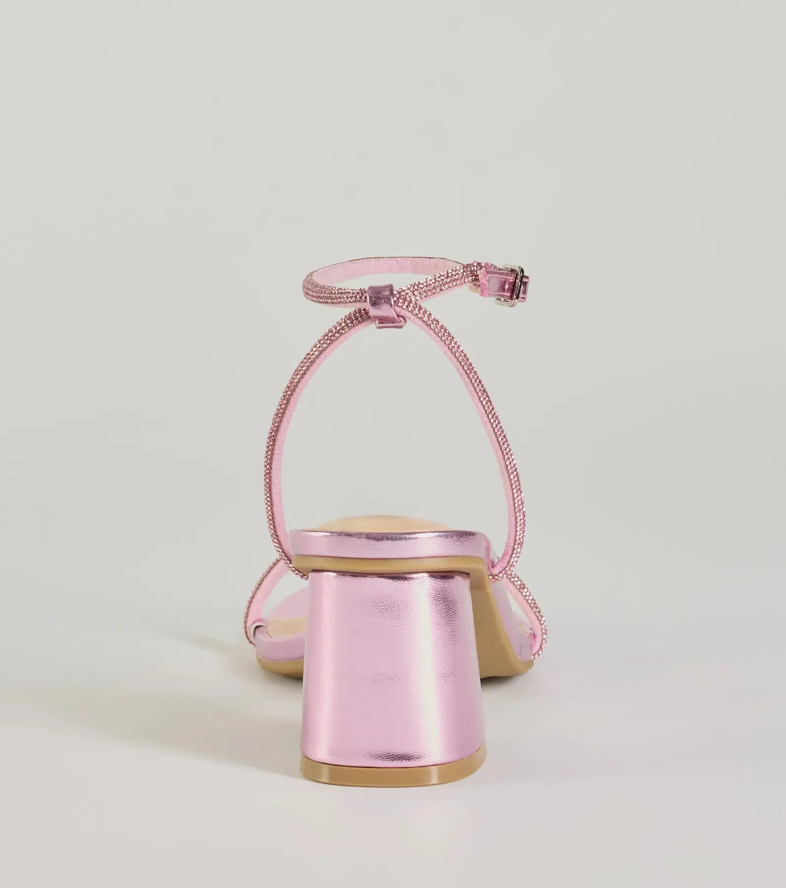 Sparkle Party Rhinestone Metallic Block Heels sold by Windsor product image thumbnail 4